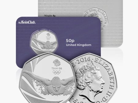 2016 Circulated Team GB 50p Coin Hot on Sale