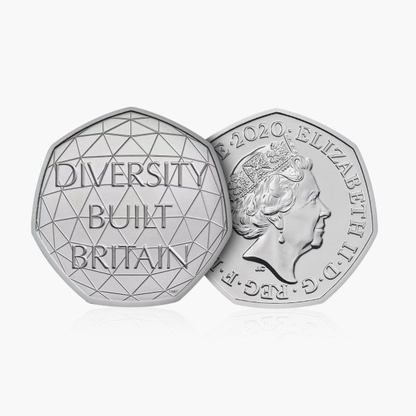 2020 Circulated Diversity Built Britain 50p Coin Supply