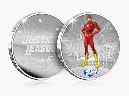 Justice League - The Flash Silver Plated Commemorative Cheap