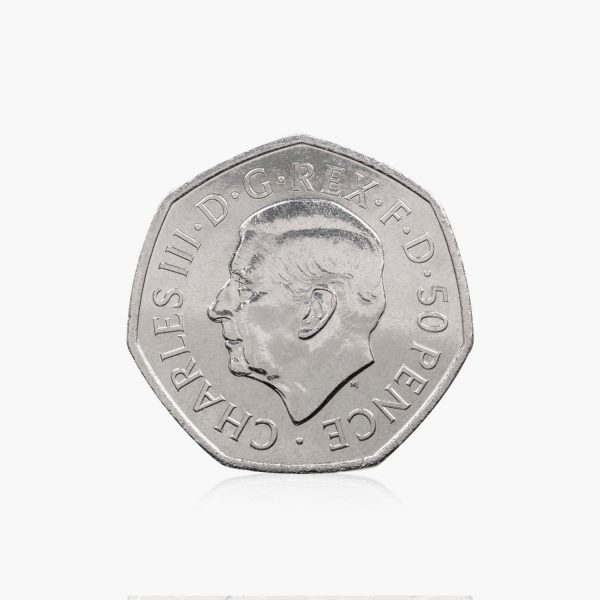 2022 Circulated Queen Elizabeth II Memorial 50p Coin For Sale