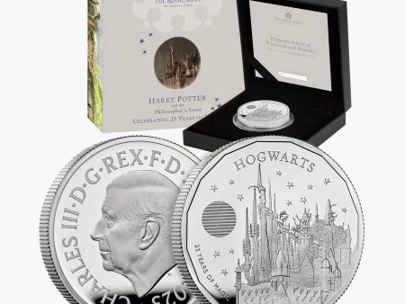 Harry Potter - Hogwarts School of Witchcraft and Wizardry 2023 UK 2oz Silver Proof Coin For Sale