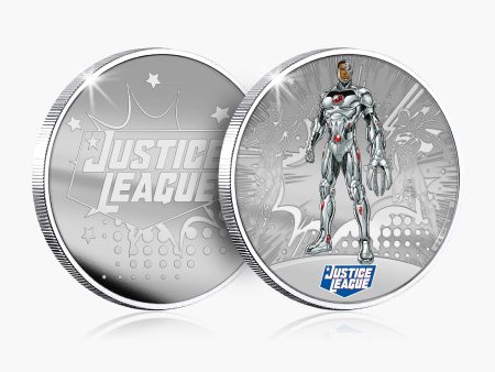 Justice League - Cyborg Silver Plated Commemorative For Discount