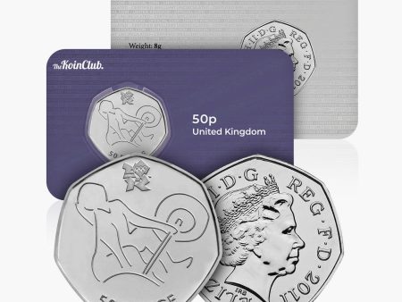 2011 Circulated Olympics - Weightlifting 50p Coin Sale