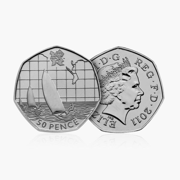 2011 Circulated Olympics - Sailing 50p Coin Hot on Sale