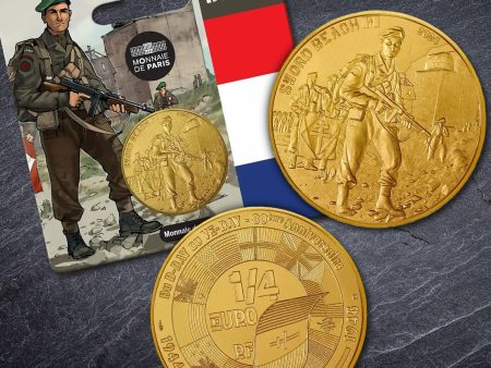 Monnaie de Paris Sword Beach - France D-Day 1 4€ coin Hot on Sale