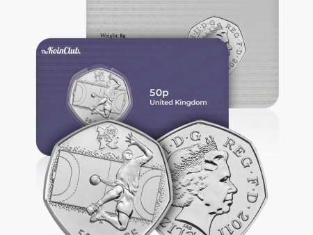 2011 Circulated Olympics - Handball 50p Coin Online Sale