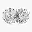 2011 Circulated Olympics - Triathlon 50p Coin Online Hot Sale