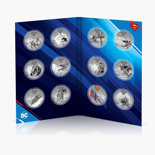 The Official DC Comics .999 Silver Plated Proof Superman Collection Online Sale