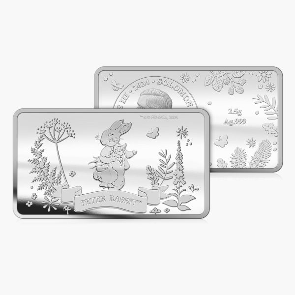 The World of Peter Rabbit Solid Silver Coin Bar Collection For Cheap