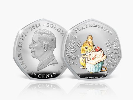 The World of Peter Rabbit 2023 Coin Collection - Mrs Tittlemouse Coin Cheap