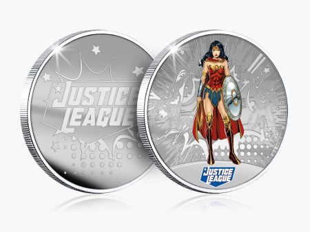 Justice League - Wonder Woman Silver Plated Commemorative Online