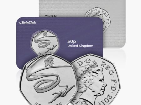 2011 Circulated Olympics - Gymnastics 50p Coin on Sale