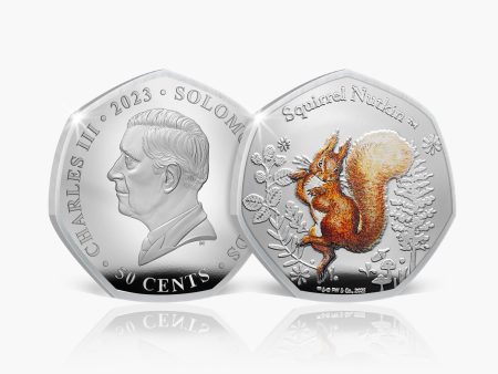 The World of Peter Rabbit 2023 Coin Collection - Squirrel Nutkin Coin Hot on Sale