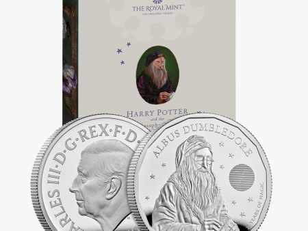 Harry Potter - Professor Dumbledore 2023 UK 2oz Silver Proof Coin For Discount