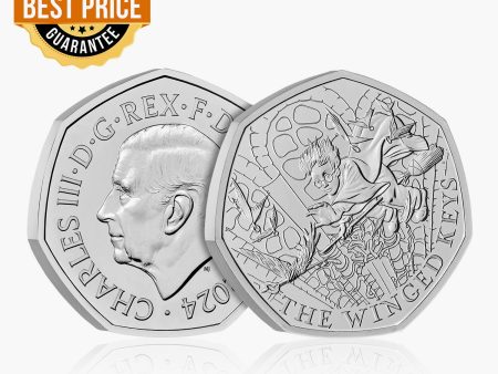 2024 Harry Potter - The Winged Keys 50p UK Coin Online Hot Sale