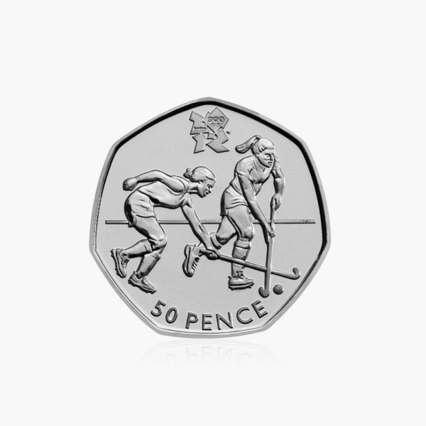 2011 Circulated Olympics - Hockey 50p Coin Fashion