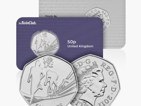 2011 Circulated Olympics - Triathlon 50p Coin Online Hot Sale