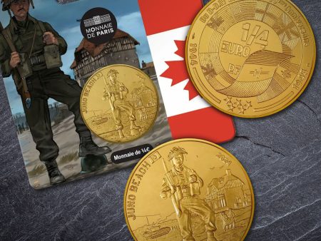 Monnaie de Paris Juno Beach - Canada D-Day 1 4€ coin Sale