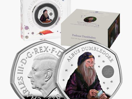 Harry Potter - Professor Dumbledore 2023 UK 50p Silver Proof Coin Cheap