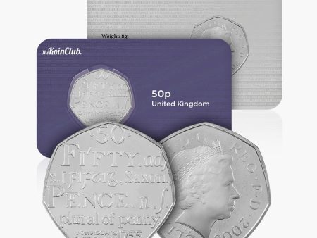 2005 Circulated Samuel Johnson s Dictionary 250th Anniversary 50p Coin Cheap