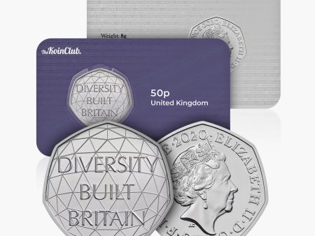 2020 Circulated Diversity Built Britain 50p Coin Supply