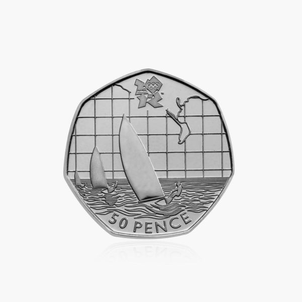 2011 Circulated Olympics - Sailing 50p Coin Hot on Sale