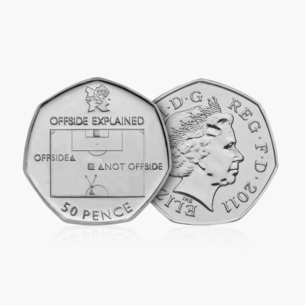 2011 Circulated Olympics - Football 50p Coin For Cheap