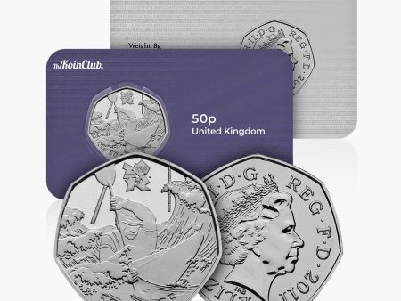 2011 Circulated Olympics - Canoeing 50p Coin Supply