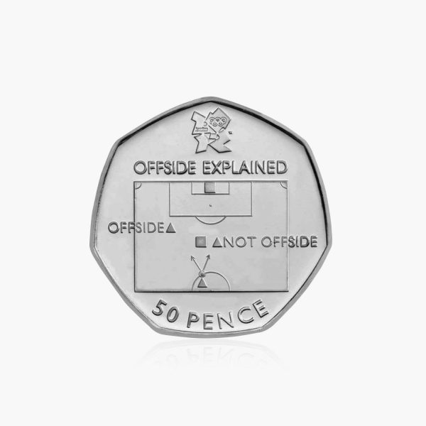 2011 Circulated Olympics - Football 50p Coin For Cheap