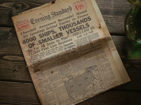 6th June 1944 - D-Day Evening Standard Newspaper Sale