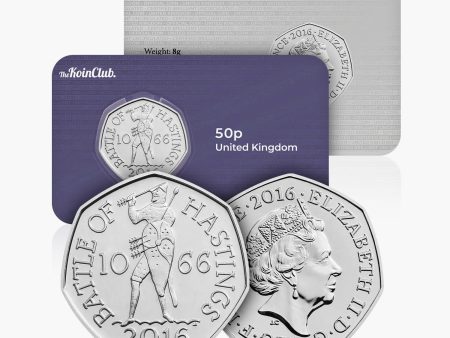 2016 Circulated Battle Of Hastings 950th Anniversary 50p Coin Online now