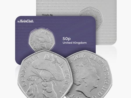 2017 Circulated Beatrix Potter series - Benjamin Bunny 50p Coin Hot on Sale