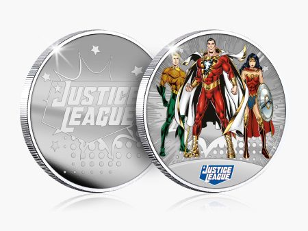 Justice League - Shazam - Wonder Woman - Aquaman Silver Plated Commemorative Supply