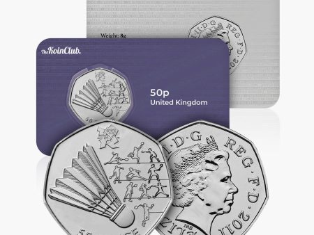 2011 Circulated Olympics- Badminton 50p Coin Supply