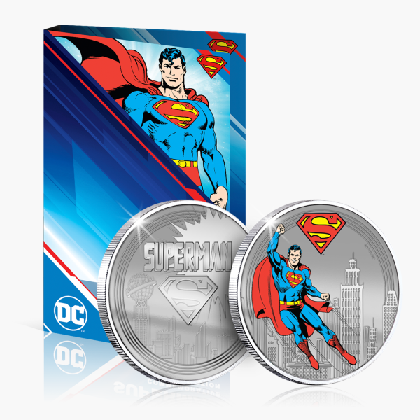 The Official DC Comics .999 Silver Plated Proof Superman Collection Online Sale