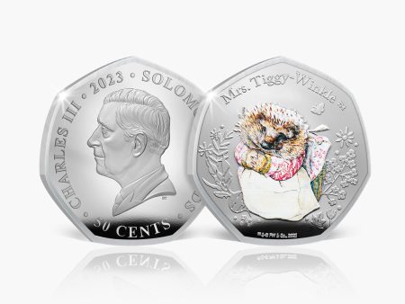 The World of Peter Rabbit 2023 Coin Collection - Mrs Tiggy -Winkle Coin For Sale