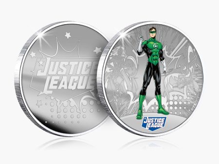 Justice League - Green Lantern Silver Plated Commemorative For Cheap