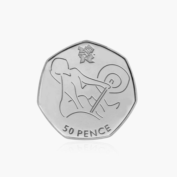 2011 Circulated Olympics - Weightlifting 50p Coin Sale