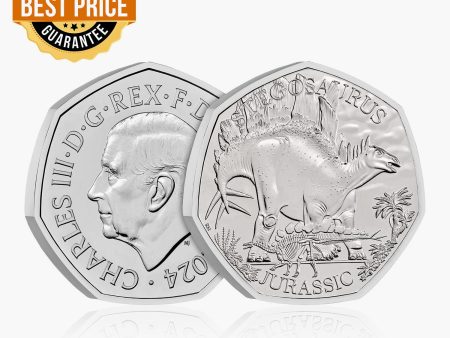 Iconic Specimens - Stegosaurus 2024 50p UK Coin Online