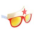 Wonder Woman Crown Sun-Staches® For Cheap