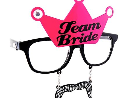 Team Bride Glasses with Mustache | Sun-Staches Online Hot Sale