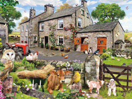 Puzzle - Gibsons - Farmyard Friends (100XXL Pieces) on Sale