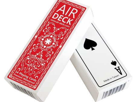 Air Deck Playing Cards - Classic Red For Sale