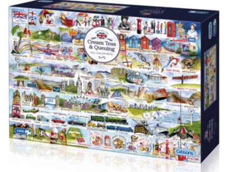 Puzzle - Gibsons - Cream Teas & Queuing (1000 Pieces) Discount