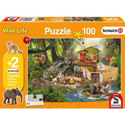 Puzzle - Schmidt Spiele - Croco Research Station (100 Pieces) Hot on Sale