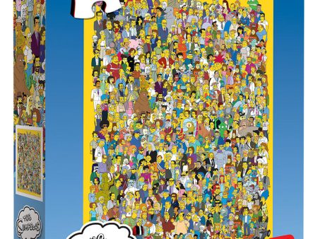 Puzzle - USAopoly - The Simpsons: Cast of Thousands (1000 Pieces) Cheap