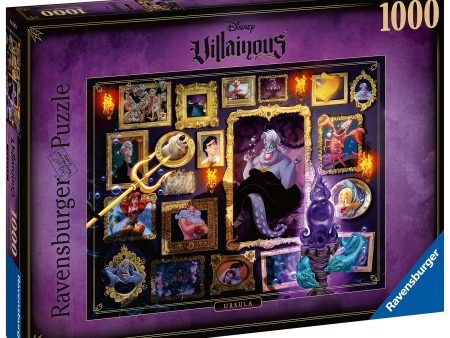 Puzzle - Ravensburger - Disney Villainous: Ursula (1000 Pieces) Hot on Sale