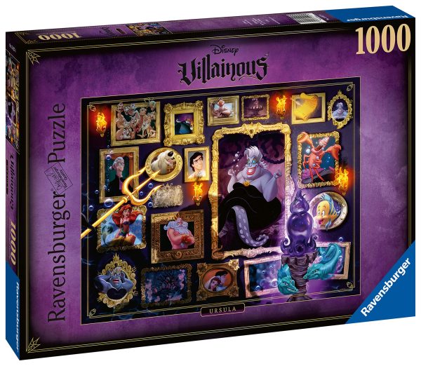 Puzzle - Ravensburger - Disney Villainous: Ursula (1000 Pieces) Hot on Sale