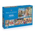 Puzzle - Gibsons - Magic of Christmas (4 Puzzles) (500 Pieces) Online Sale